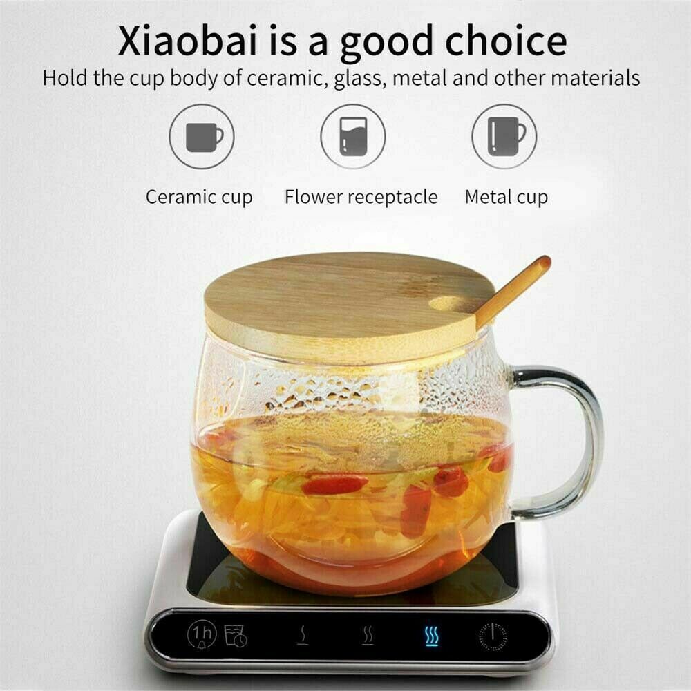 Cup Mug Warmer Coffee Tea Milk Drink Heater Pad Auto Shut Off For Office&Home
