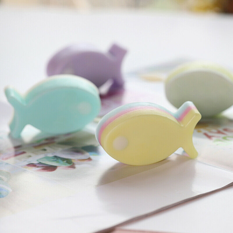 4 Cavities Cartoon Fish Flexible Silicone Soap Mold Cake Decorating Tools S W Pb