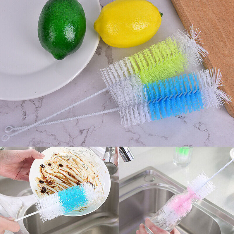 Long Handle Bottle Cleaning Brush Cup Baby Bottle Cleaning Brush Washing U Gk LQ