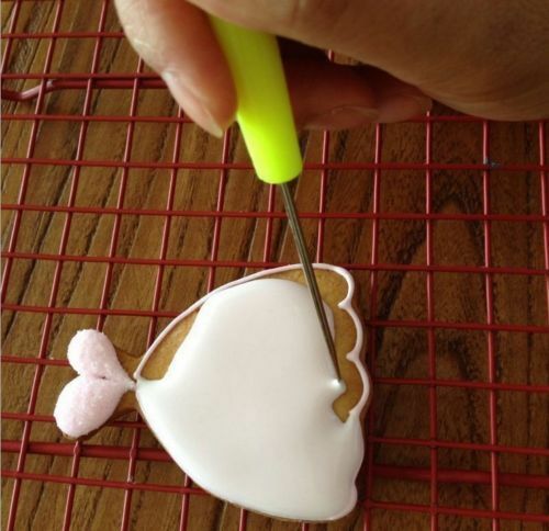 Cookie Scribe Needle Sugarcraft Fondant Cake Shape Royal Icing Decor Tools 1Pc