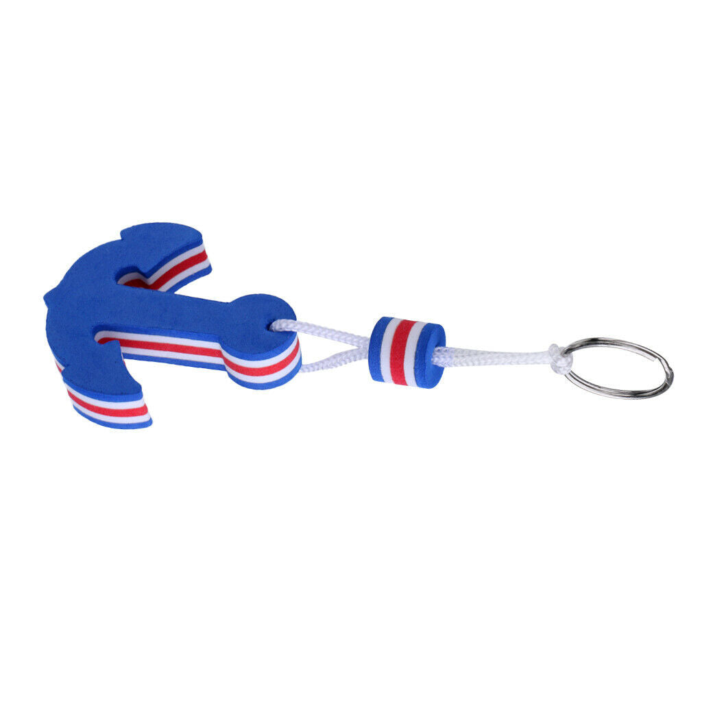2 Pieces Yacht Boating Nautical Floating Keychain Keyring Key Ring Key Holder-