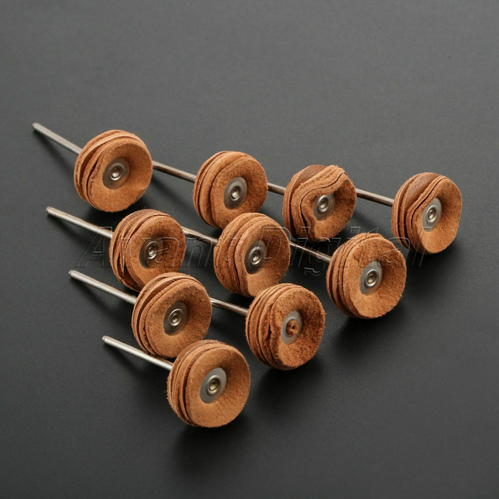 10pcs 3mm Shank Polishing Jade Jewelry Grinding Wheel Grinder Rotary Power Tool