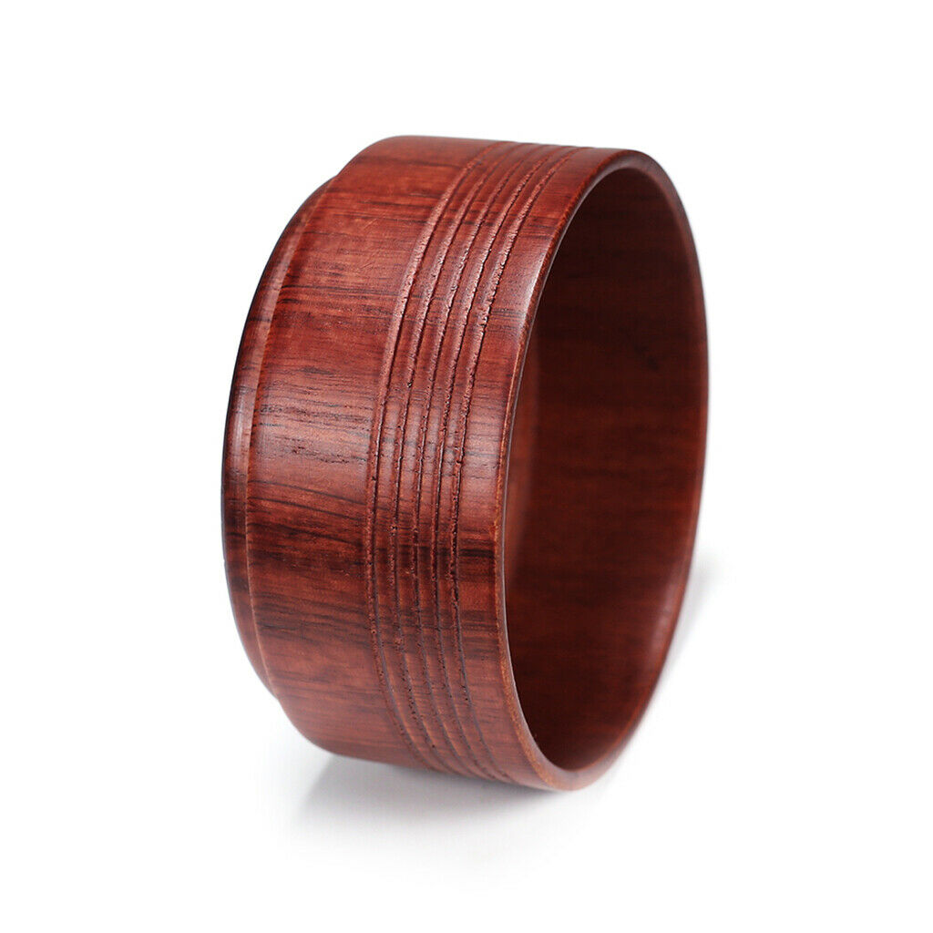 MagiDeal Men Oak Wood Shaving Cup Bowl Beard Mustache Shave