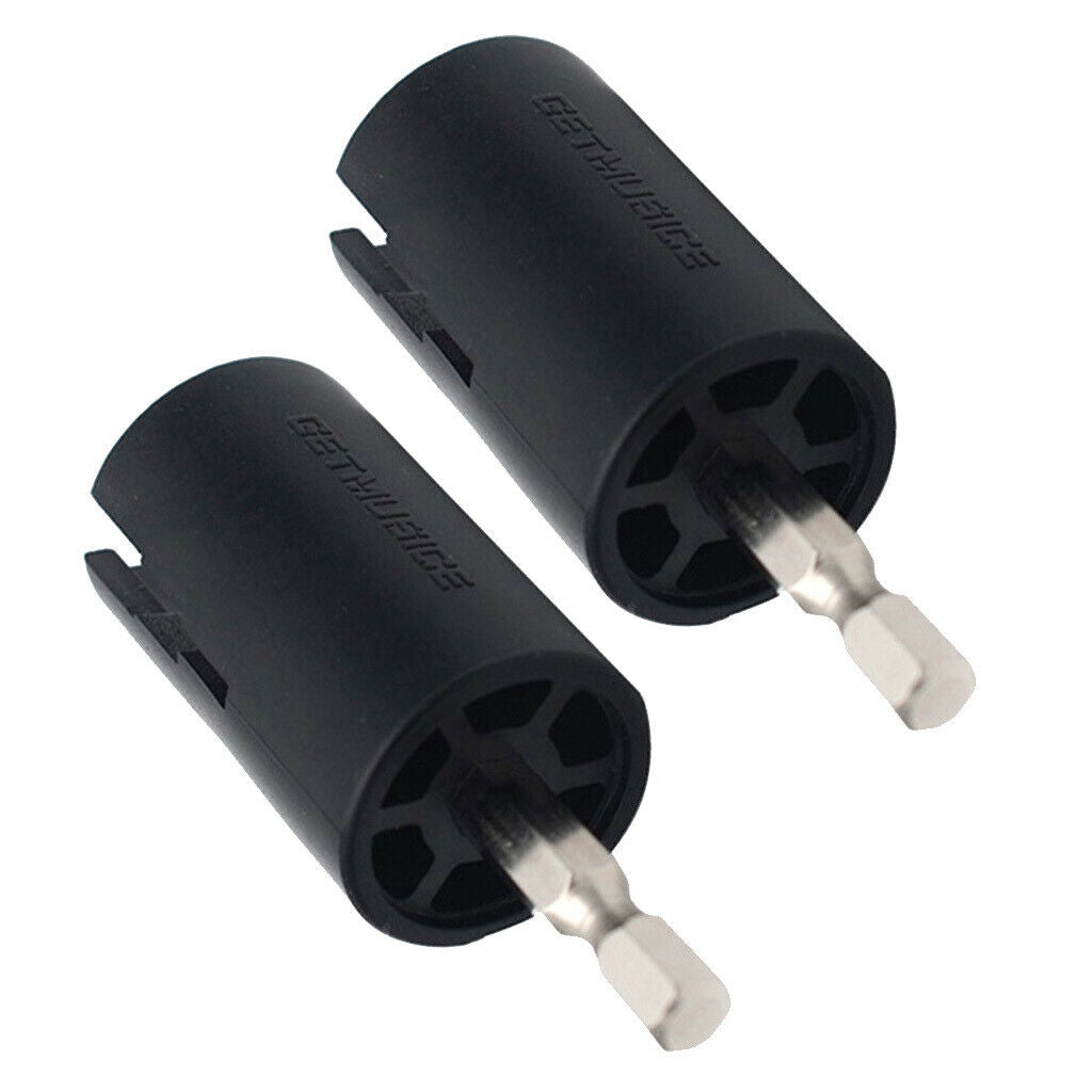 2 Pieces Guitar Electric Drill String Winder Plug Peg Puller