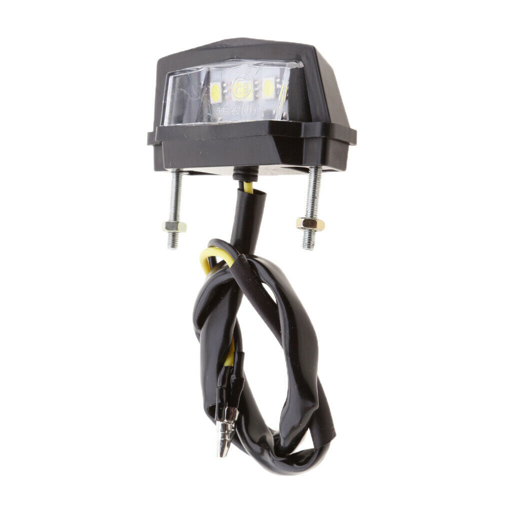 New Black Durable 12V LED Rear Tail Light Lamp For Motorcycle Bikes Scooters