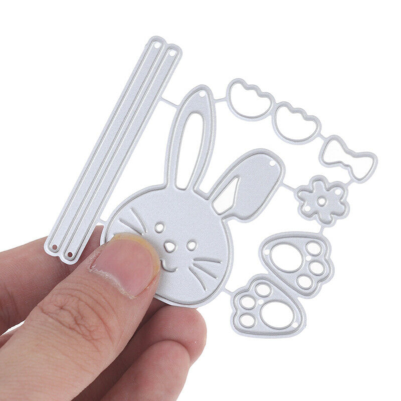 Bow Rabbit Metal Cutting Dies DIY Album Stamp Paper Card Embossing Decor .l8