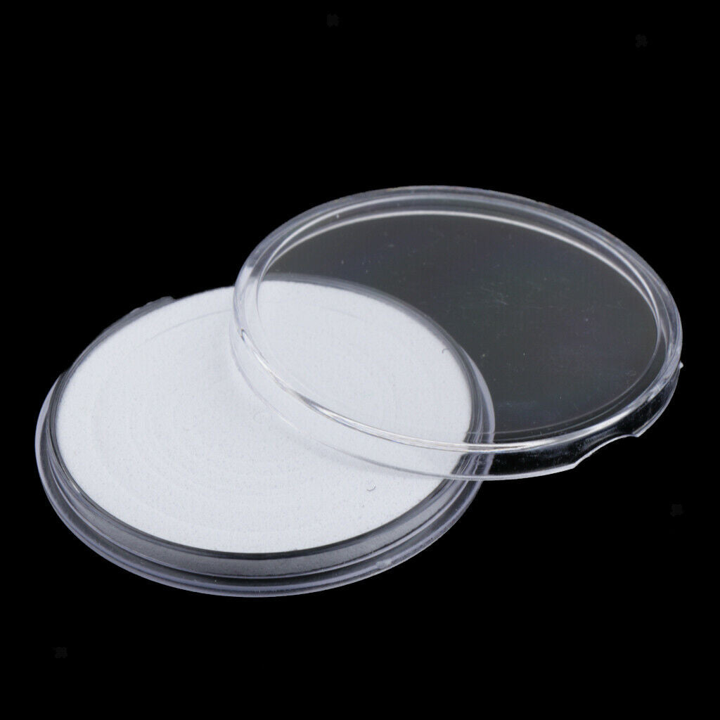 100 Pieces Coin Capsules Coin Case Storage Container for Coin Penny Organizer
