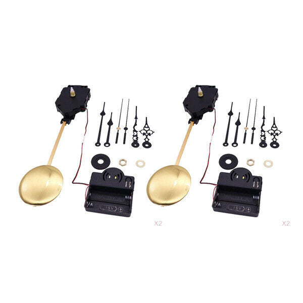 2 Set Wall Pendulum Clock Chime Mechanism Movement DIY Kit Replacement