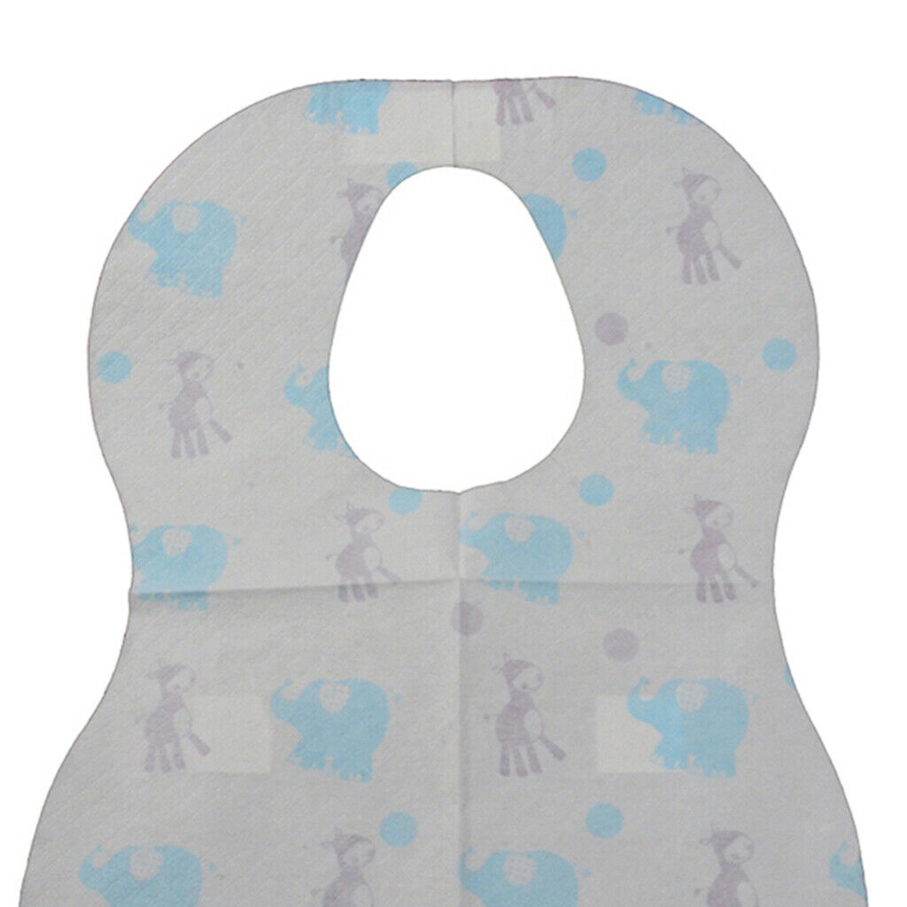 Infants Teething Waterproof Bib Disposable Burp Cloth Home Travel Elephant