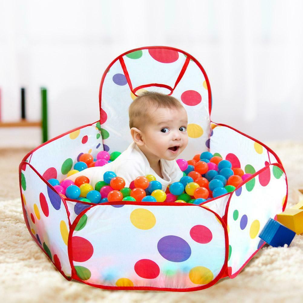 Baby Children Kids Outdoor Indoor Playing House Tent Pool+25pcs Ocean Balls @