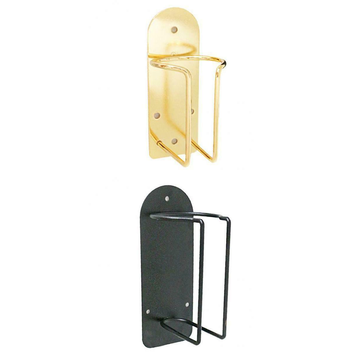 2Pcs Black+Golden Hair Clipper Holder Barber Tools Rack Trimmer Stand Sturdy