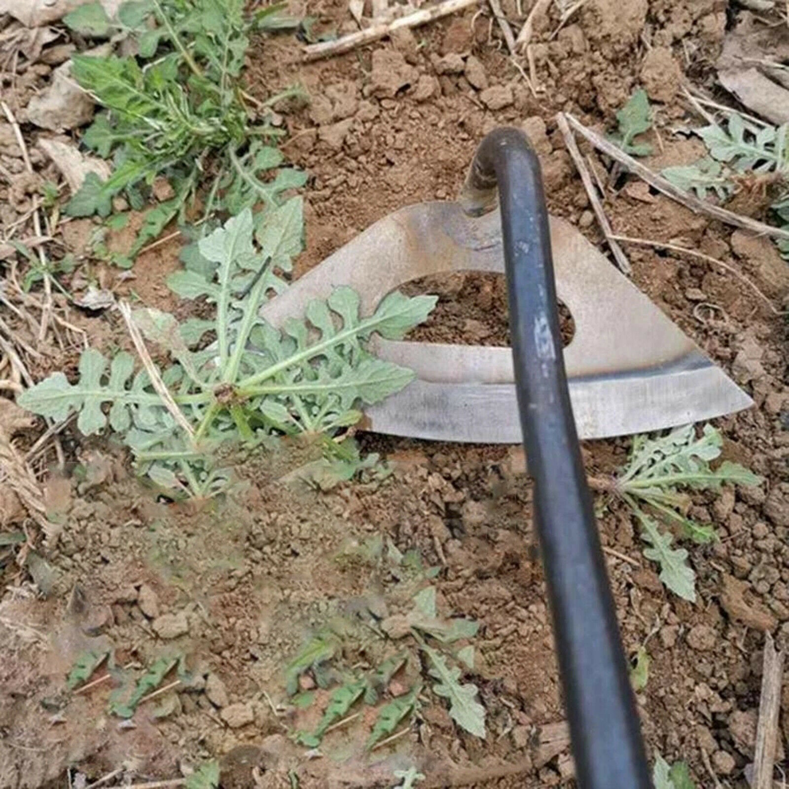2X Gardening Hoe Garden Tool Weeding Rake Garden Farming Planting Hoe Sickle