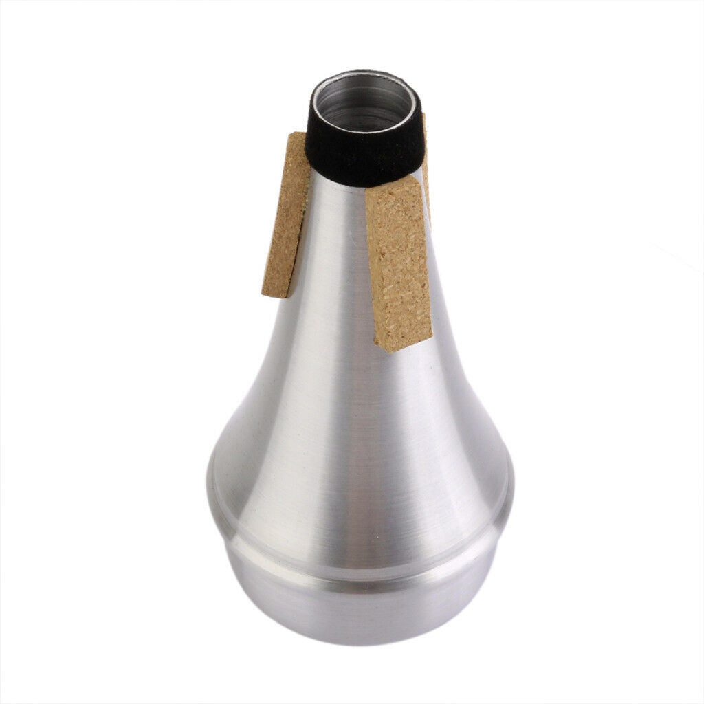 Aluminum Trumpet Straight Practice Cup Mute Lightweight Silencer Beginner