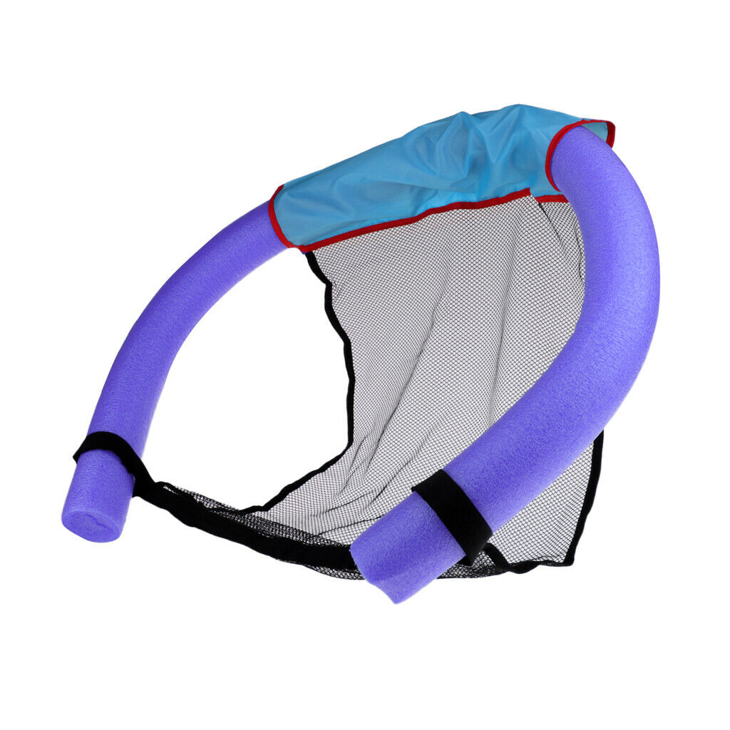 Swimming Pool Seat Noodle Sling Float Chair Net Amazing Bed Water - Purple, 6.5