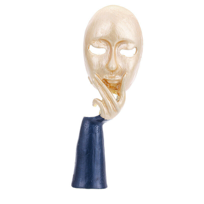 Fashion Enamel Hand Face Brooch Collar Clip Badge Pins Women Men Jewelry .l8