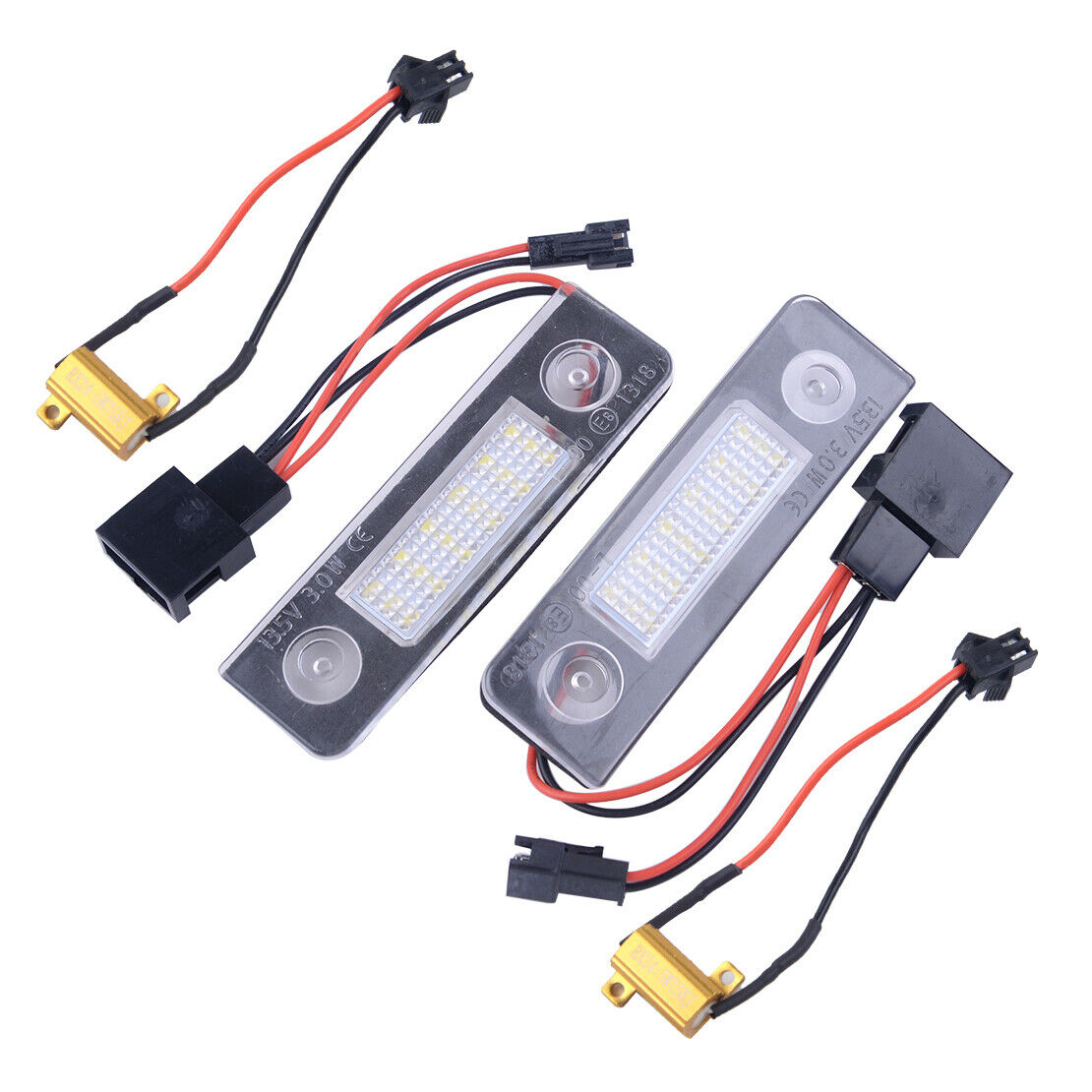 2x LED Number License Plate Light Lamp Fit for Skoda Octavia II 1Z Roomster Atn
