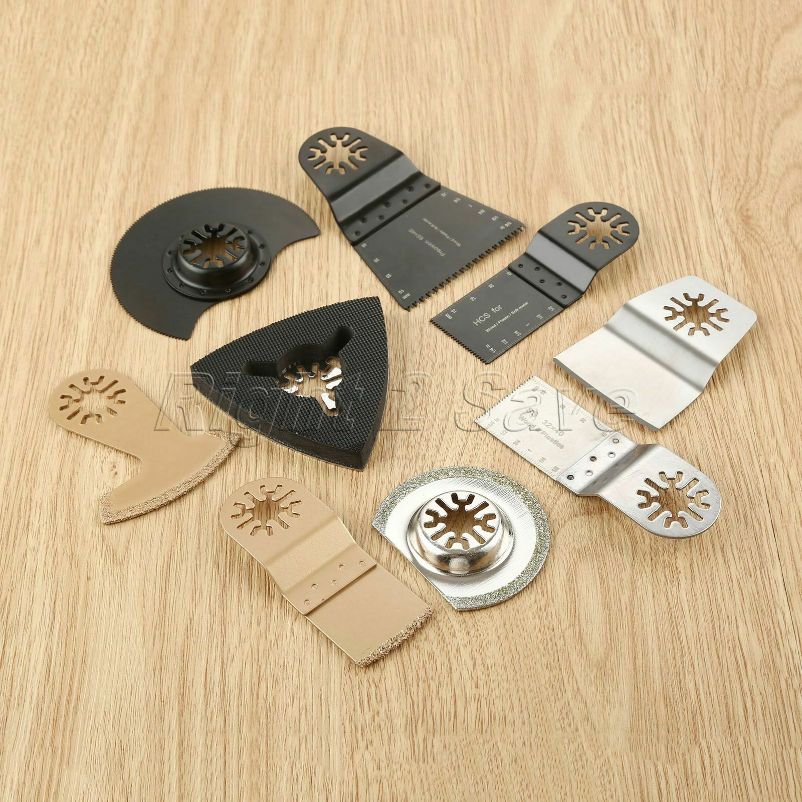 9pcs Saw Blades Oscillating Multi Tool For Fein Multimaster Bosch Makita Porter