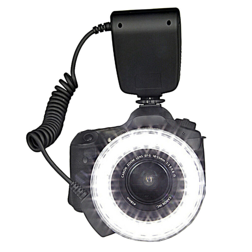 New Macro 48 LED Ring Flash Light Speedlight for Camera Universal