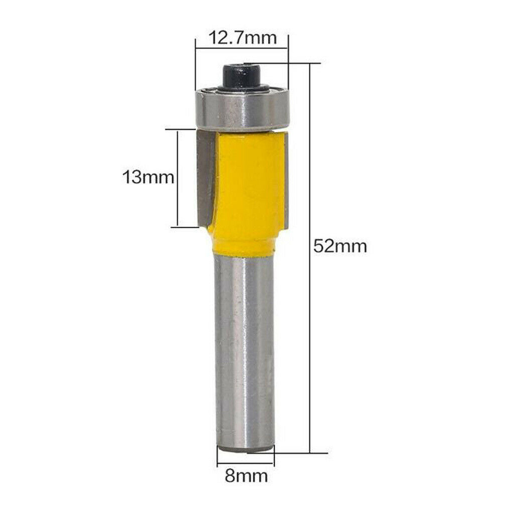 5/16 Inch Shank Tungsten Carbide Router Bit Set Woodworking (12 PCS) with Wooden