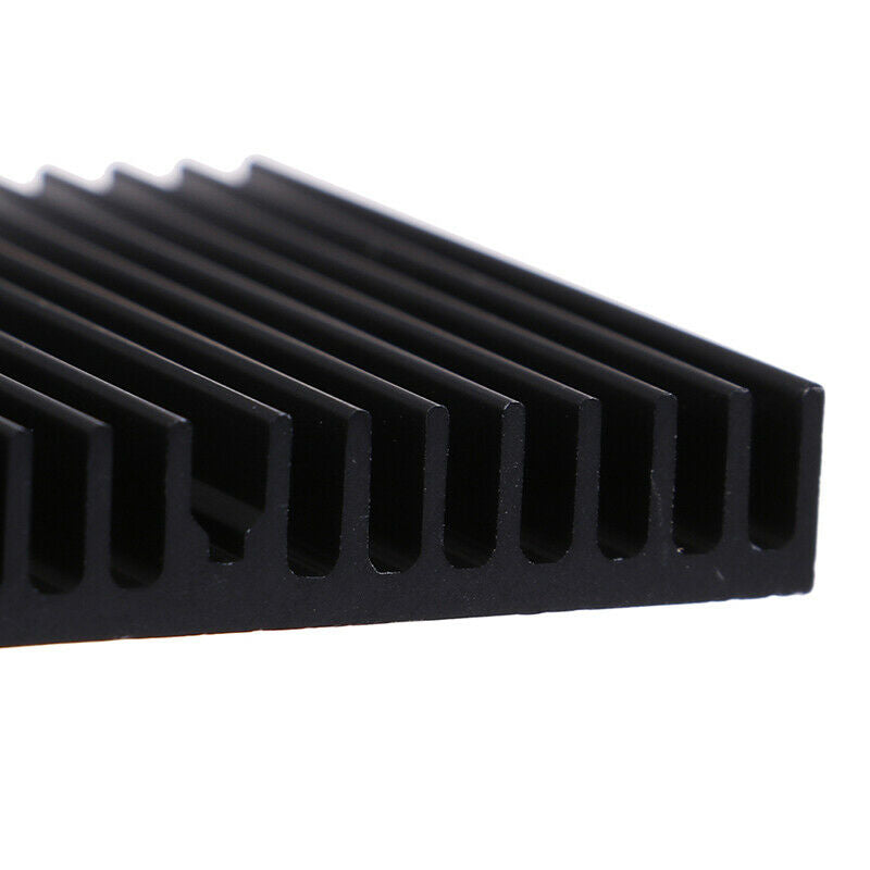 1pcs 60*60*10mm Black Aluminum Radiator Motherboard Chip Heatsink Y Fx