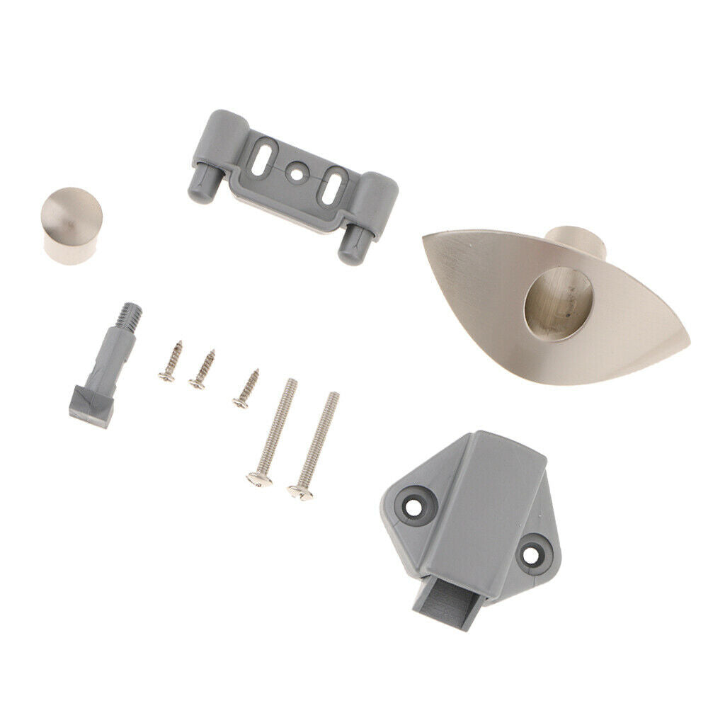 Mini Push Button Catch Lock RV Cupboard   Up Knob Camper Lock Handle