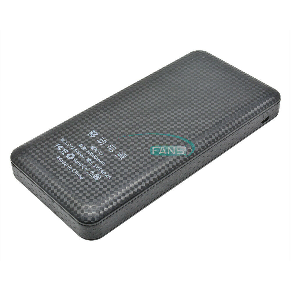 Mobile Power Bank 7S 7 18650 Case DIY Kit Battery Charger Box 5V 2.1A 3 USB LED