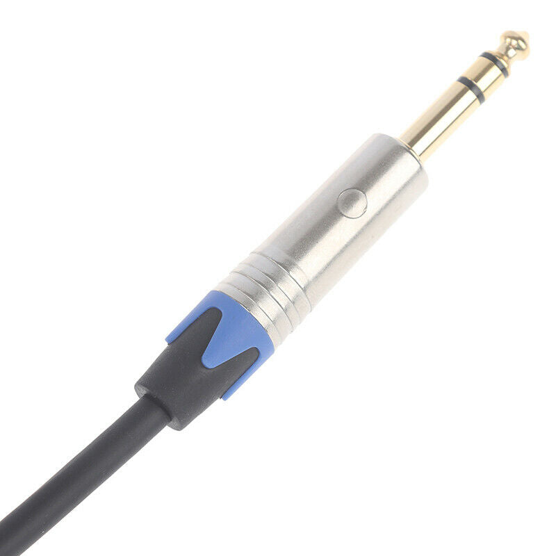 6.35mm to 3.5mm Jack Audio Stereo Cable HiFi Male to Male with Nylon BraidFCA