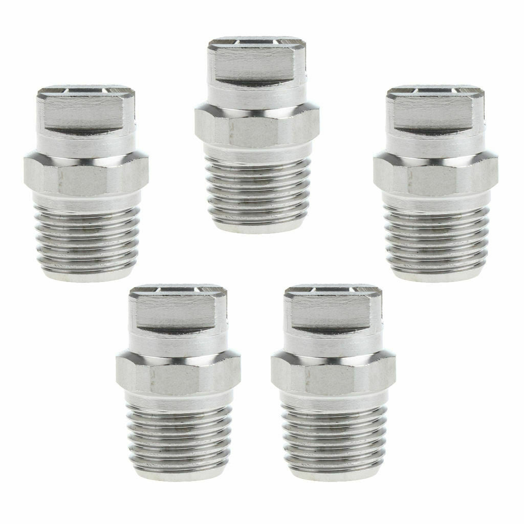 Lots 5 High Pressure Spray Nozzle Tip 1/4" Sprayer Fan Pressure Washer