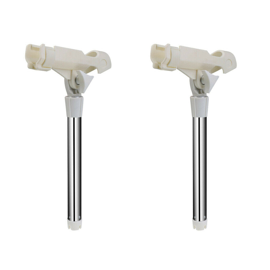 2Pcs Angle Adjustable Single Outrigger Rod Holder Boat Fishing Pole Pole Rack