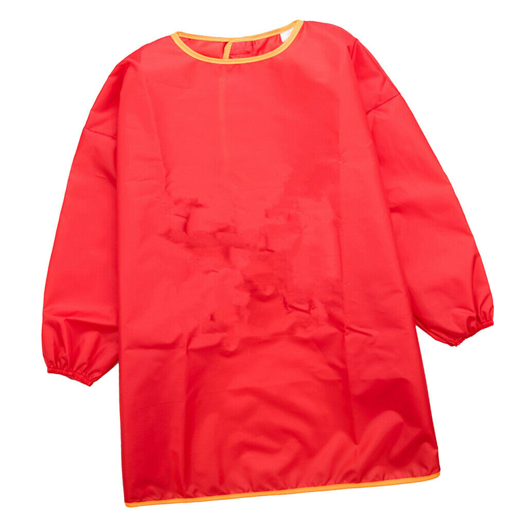 5 Pieces Kids Apron Bib Waterproof Smocks Clothes Protector for 90-100cm