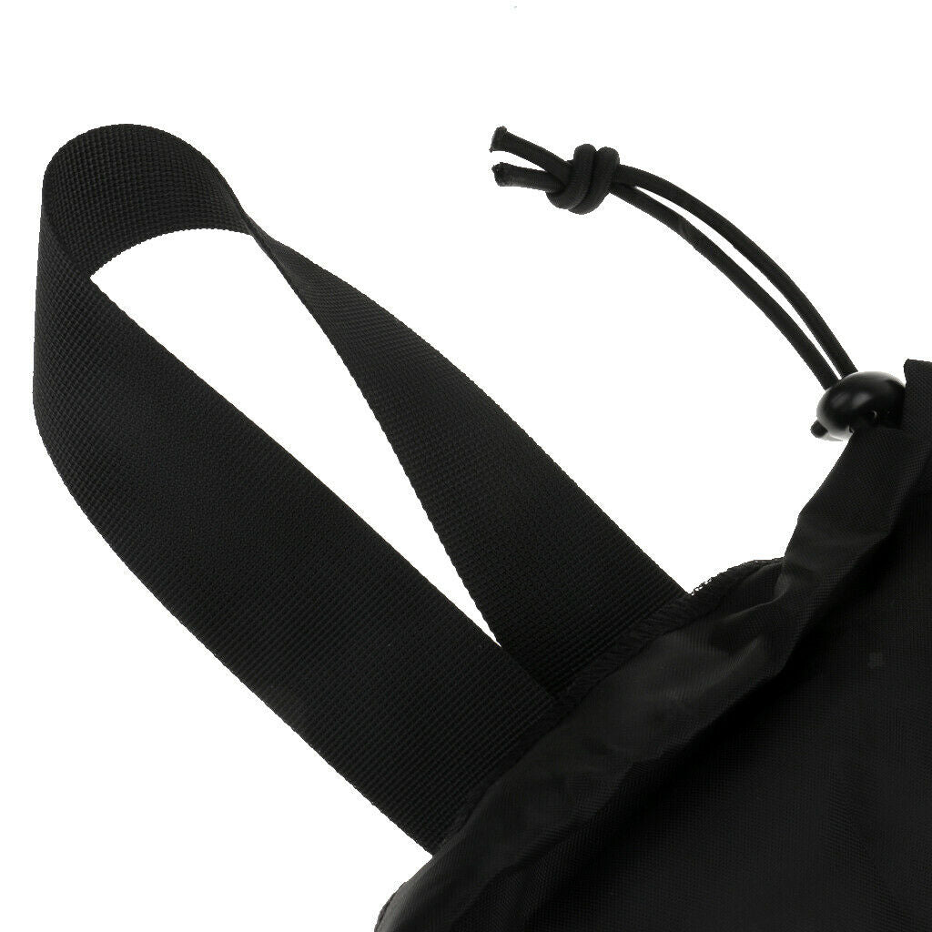 2x Waterproof Anti-dust Kayak Cockpit Cover Spray Deck Storage Day Bag Black