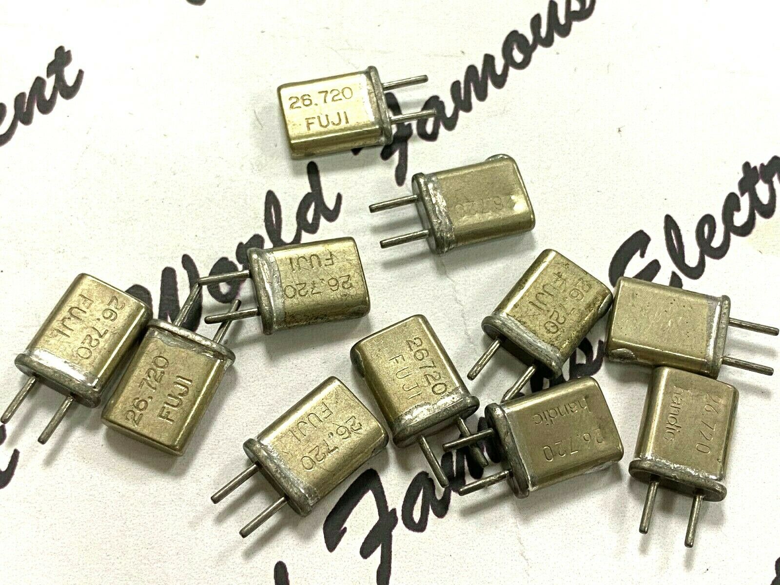 11pcs - FUJI 26.720 MHZ Quartz Crystal Resonator / XTAL
