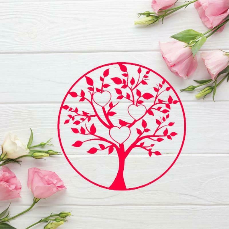 Round Tree Metal Cutting Dies Stencil DIY Scrapbooking Album Paper Card Template