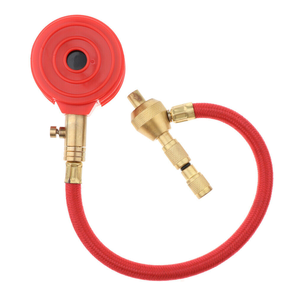 Tyre Pressure Gauge with Flexible Hose And Air Release Valve 5 - 70PSI YX-JP-098