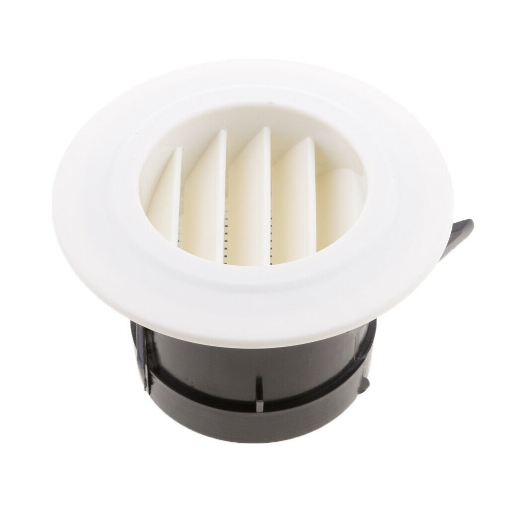 2x 12v White Vent With Fan Rv Trailer Caravan Side Air Ventilation
