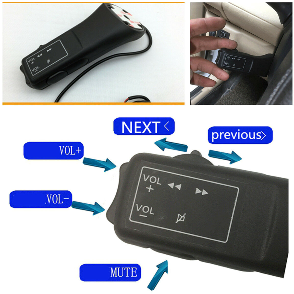 Bluetooth Steering Wheel Control Support Car Android / Wince Radio Music Player
