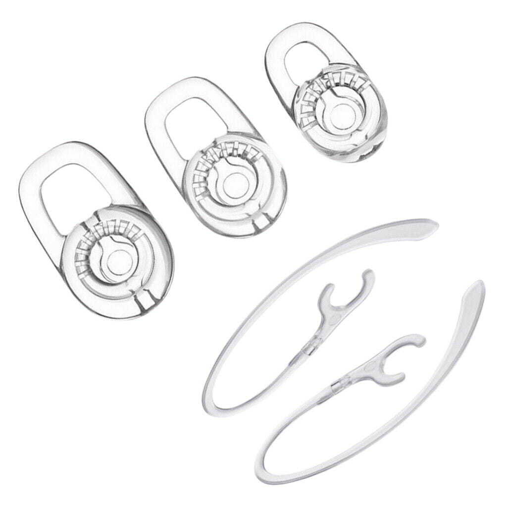 Replacement Part Eargel & Earhook for Plantronics M70, M90, M180, Voyager Edge