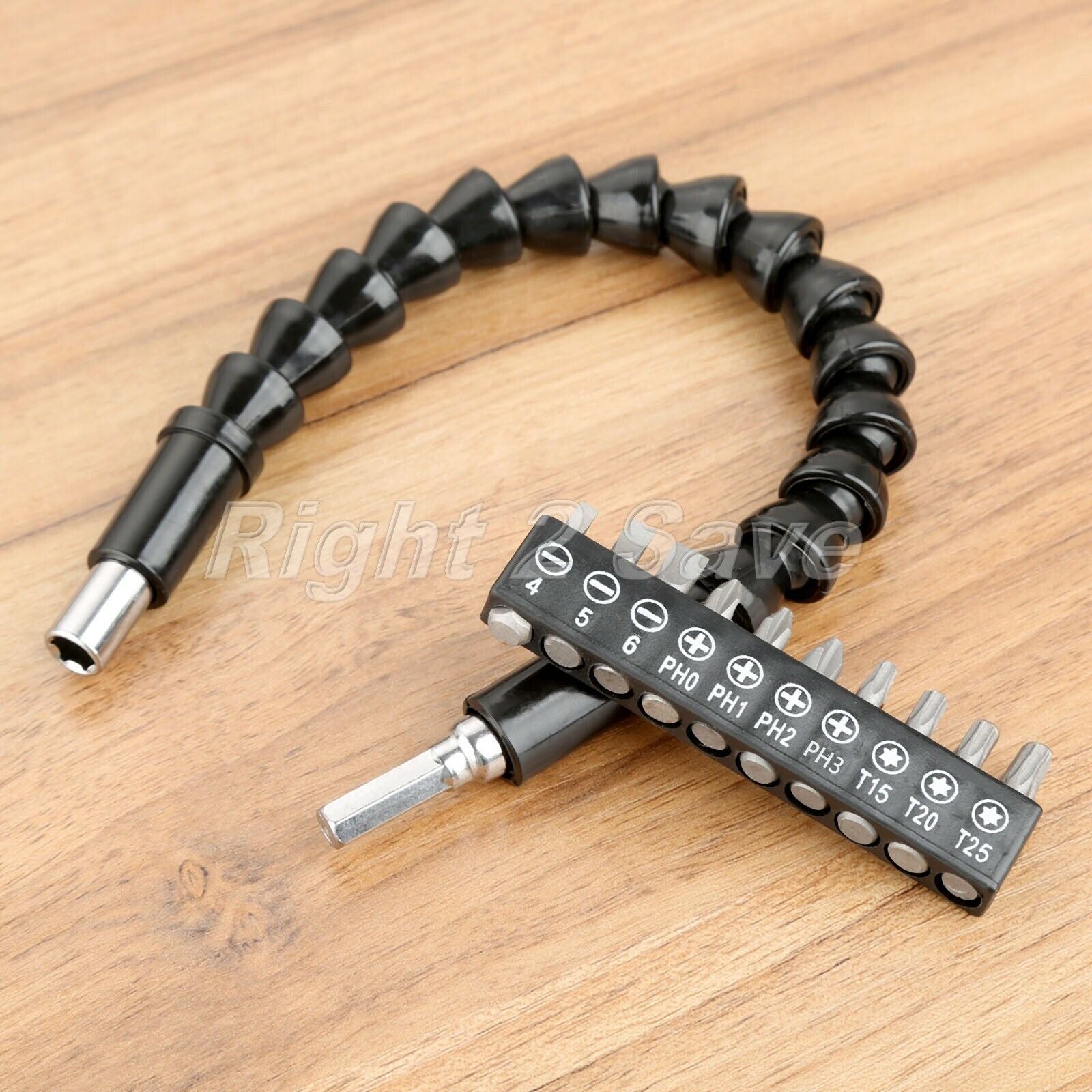 11Pcs/Set Flexible Drill Shaft Connecting Socket Set Screwdriver Bits Hand Tools