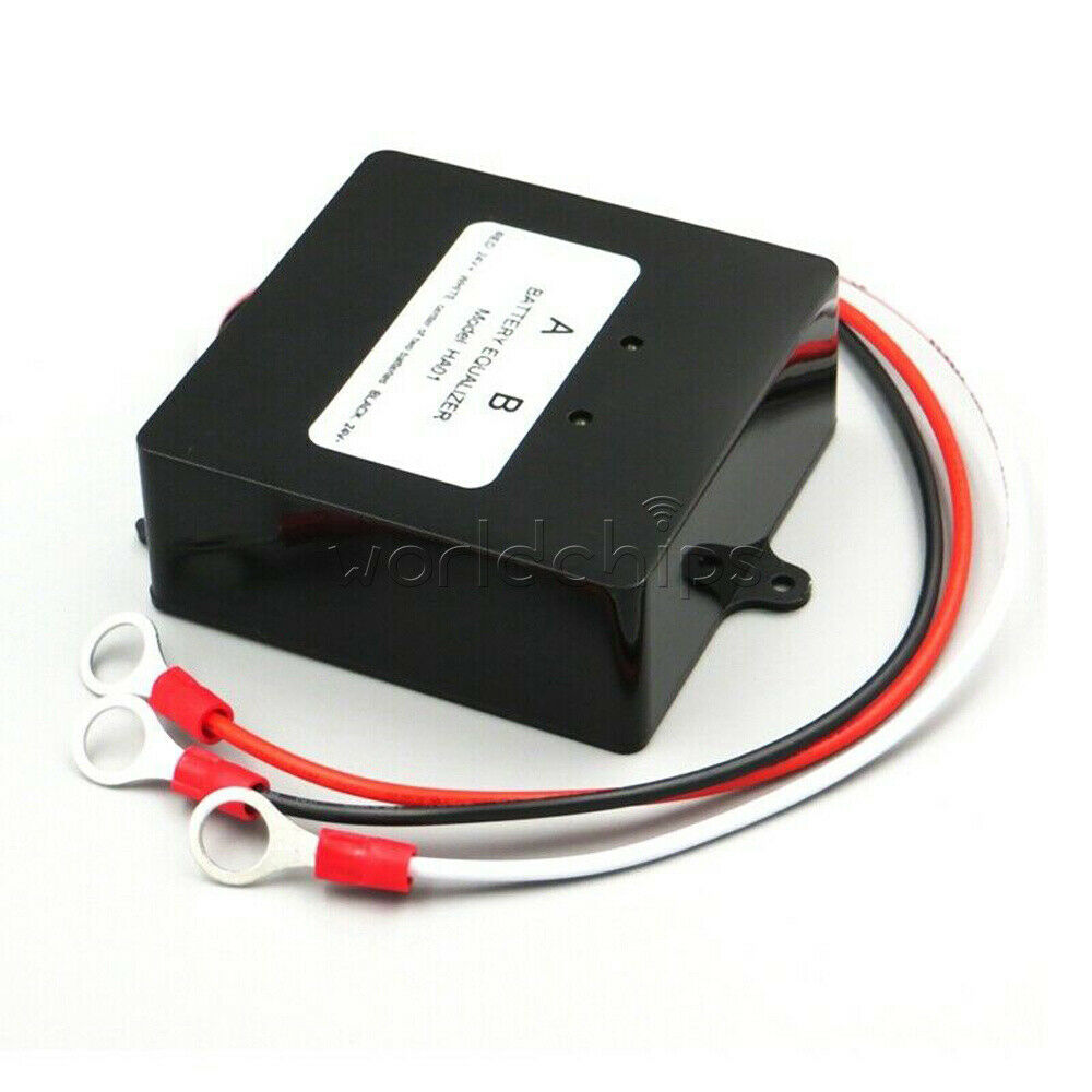 Solar Battery Voltage Equalizer for 2X12V 24V Lead-Acid Gel Battery Balancer