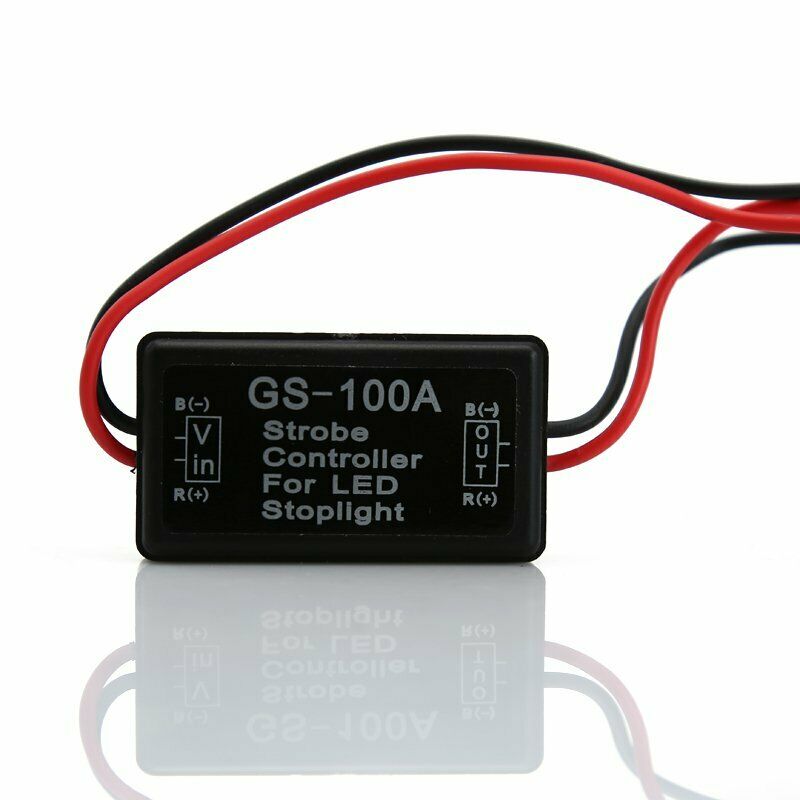 1X US LED Taillight Brake Stop Light Lamp Strobe Controller Box Flasher Module