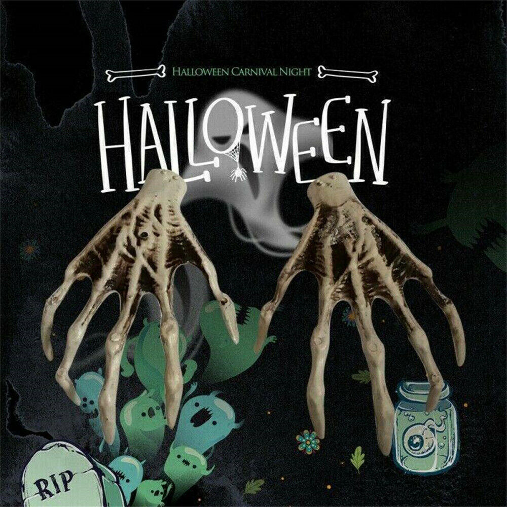 Plastic Skeleton Hand Haunted House for Halloween Decoration Halloween Party