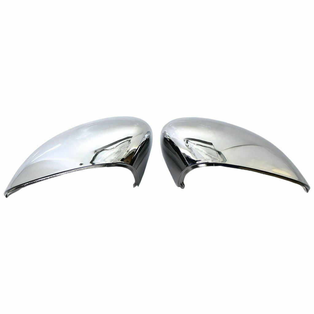 2 Pieces Car Rearview Mirror Cover, Chrome Finish, Side Door Wing Mirror Caps