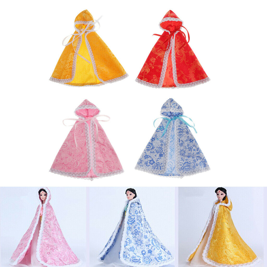 Lots 4 Cute Costume Accessory Cloak for 1/6 Blythe BJD BB Licca/Momoko/Azone
