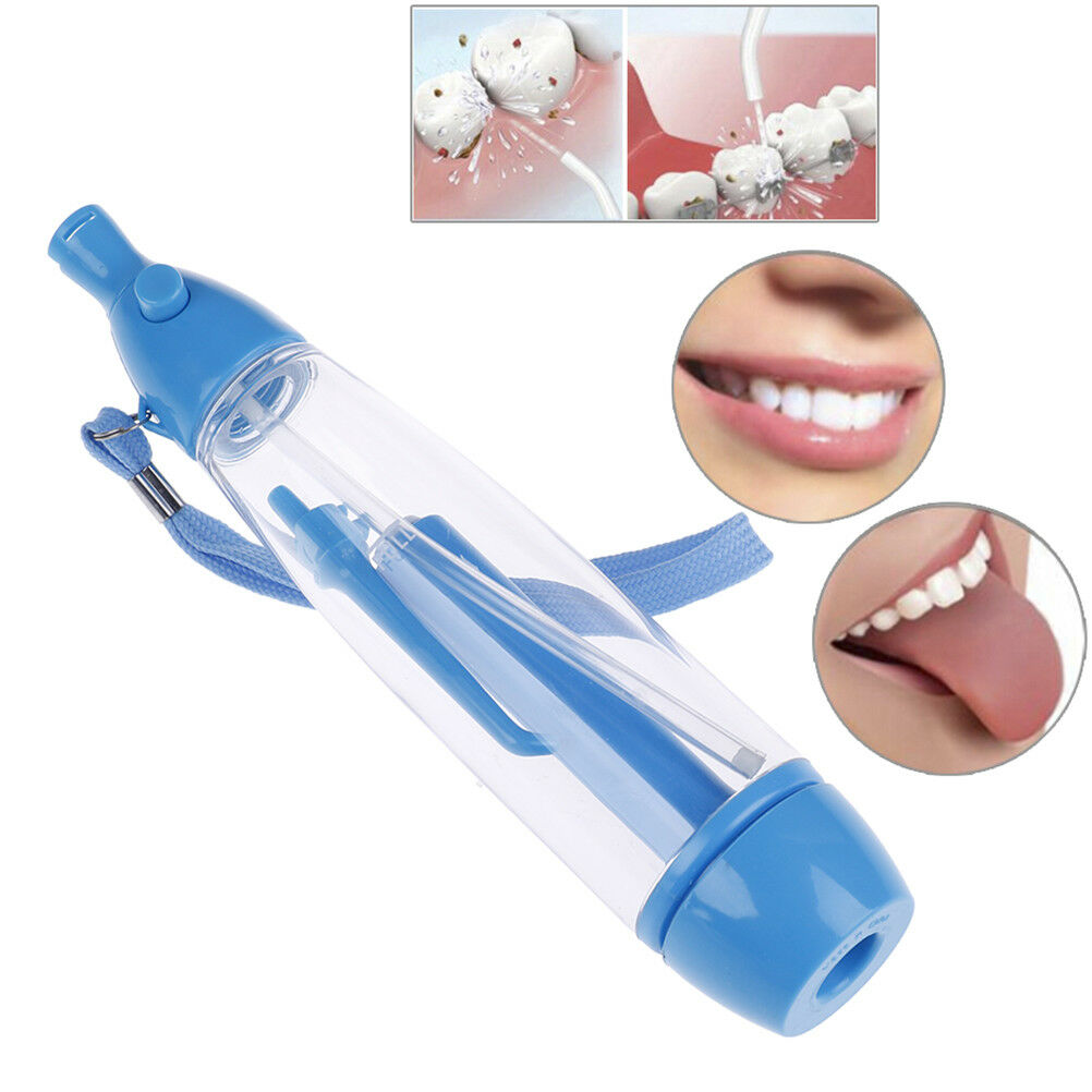 Blue Portable Cordless Dental Oral Irrigator Water Jet Flosser Floss Teeth Cl SJ