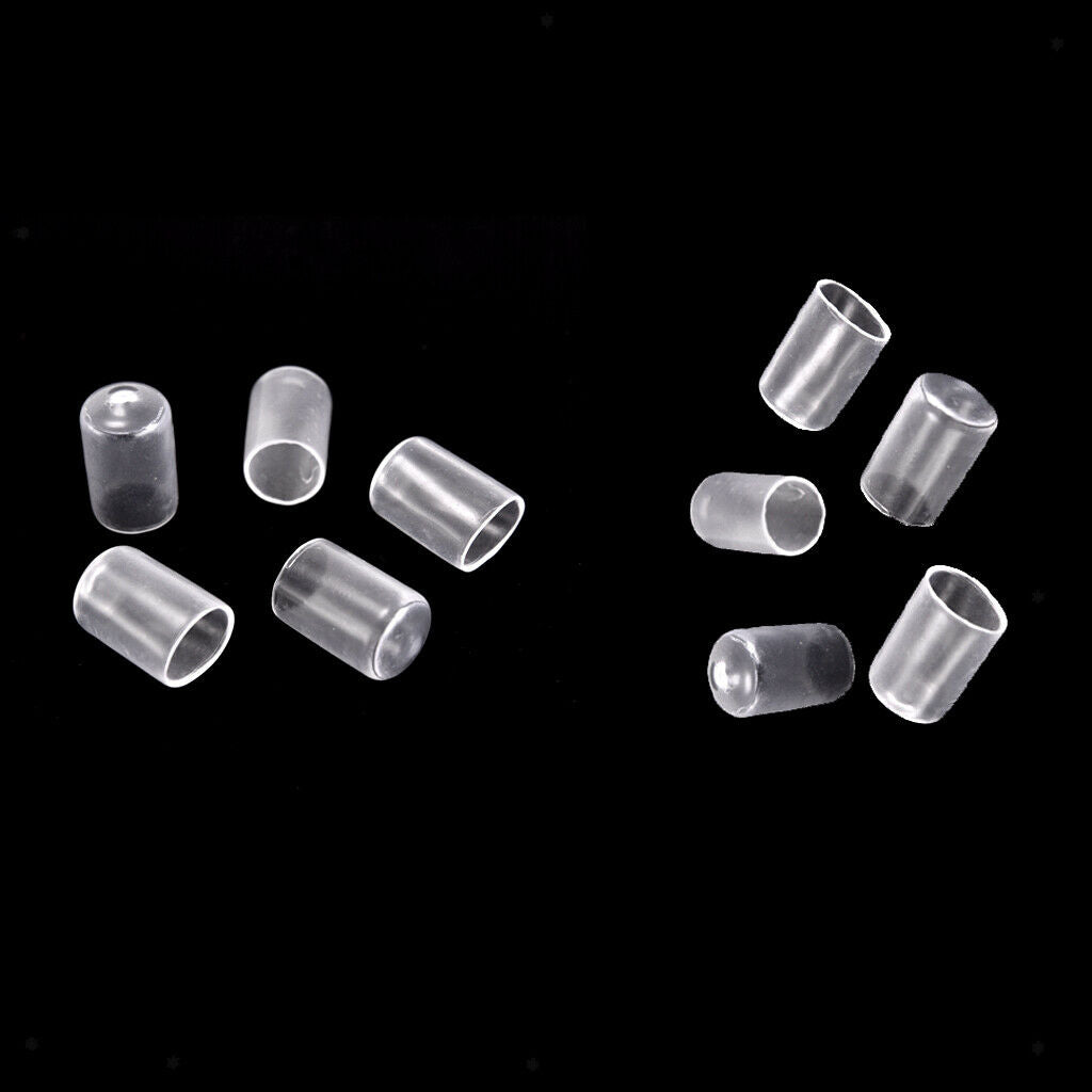 10pcs Silicone Pool Cue Tip Protector Saver Sleeve Billiards Accessories