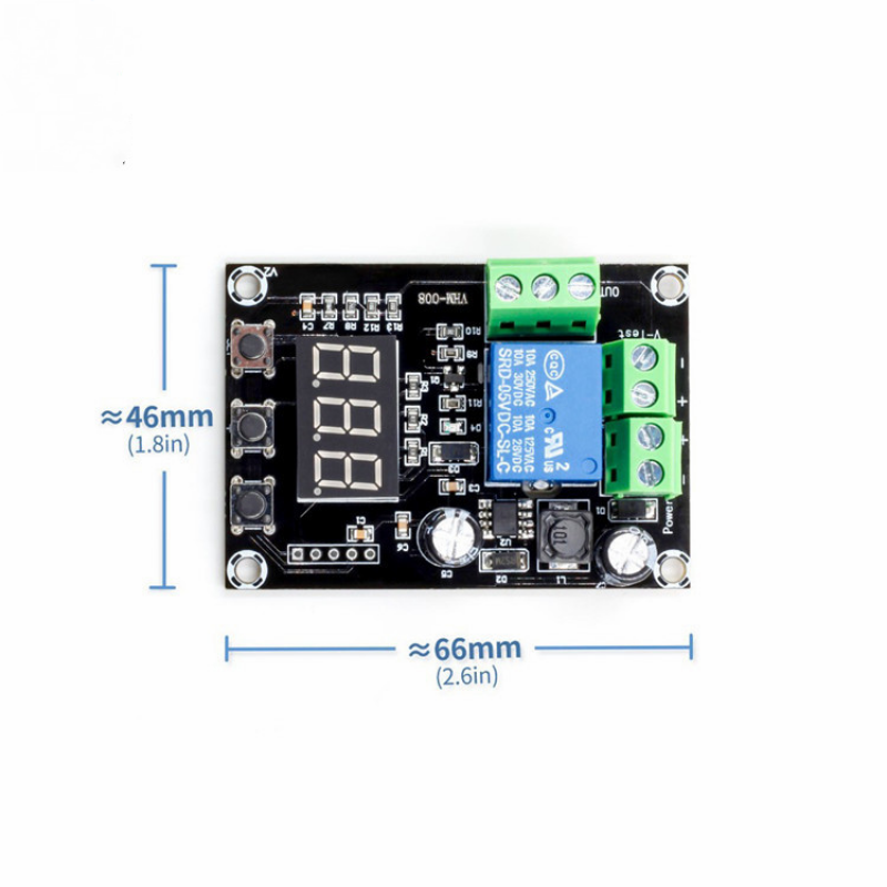 Battery Charging and Discharging Module, Integrated Voltmeter Undervoltage