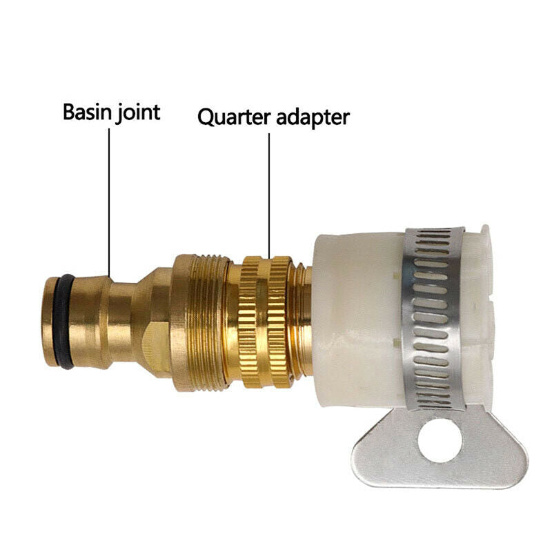 15mm-23mm Universal Kitchen Hose Adapter Faucet Connector Mixer Hose Adap.l8