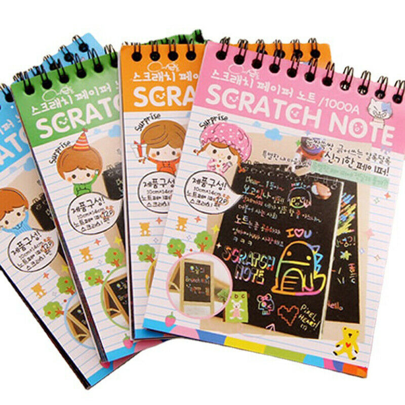 Paper Painting Drawing Children Toys Educational Scratch Stickdoodling Toys