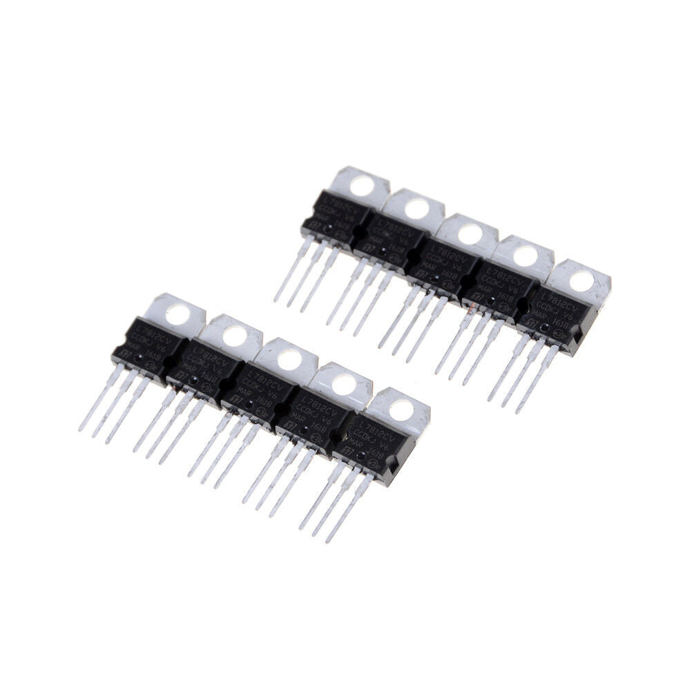 10x IC L7812CV L7812 TO-220 12V Voltage Regulat.l8
