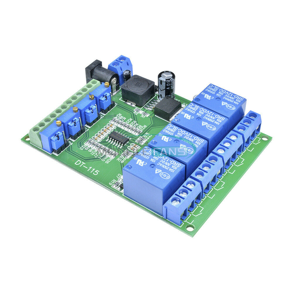 DC 12V 4-Channel Voltage Comparator Stable LM393 Comparator Module